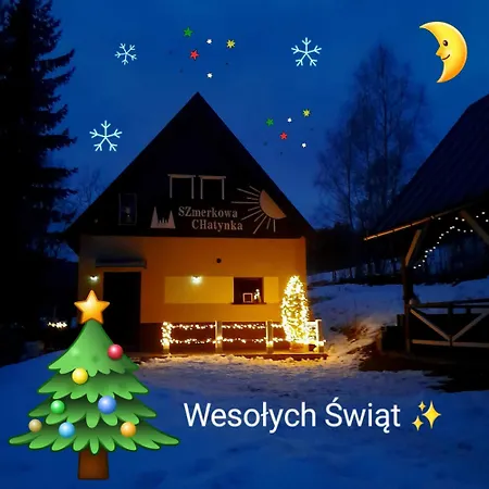 Szmerkowa Chatynka Z Kominkiem I Jacuzzi W Karkonoszach * Lubawka