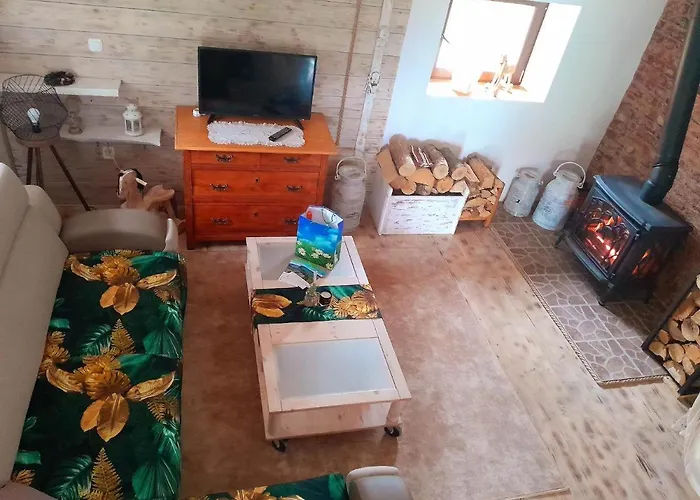 Kemping Szmerkowa Chatynka Z Kominkiem I Jacuzzi W Karkonoszach Lubawka