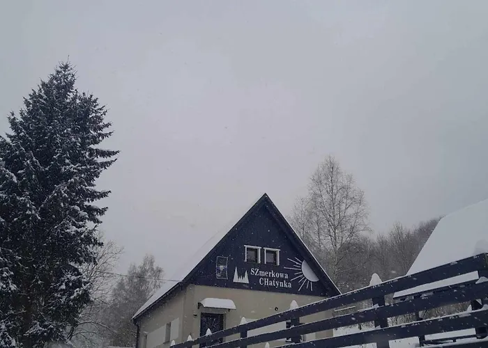 Campingplatz Szmerkowa Chatynka Z Kominkiem I Jacuzzi W Karkonoszach Lubawka